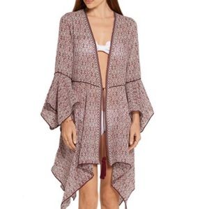 Talitha “Lily” Printed Silk-Chiffon Coverup